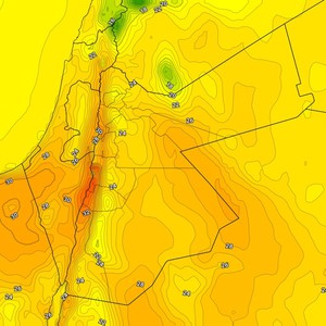 Sunday | The increased impact of the Kingdom by the extension of the Red Sea depression and an additional increase in temperature