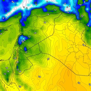 Kuwait Temperatures remain above average and humid weather at night