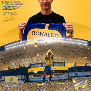 Tickets for Ronaldo's reception at Marsool Park in Riyadh on Tuesday ...