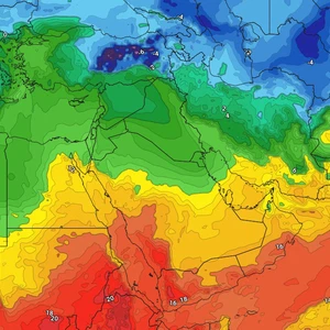 Jordan | Despite the stable weather, the atmosphere at night is still remarkably cold.. Check out the list of minimum temperatures expected at dawn on Monday