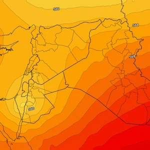 المنخفض الجوي العلوي المسبب لحالة عدم الاستقرار يتمركز فوق الأردن وتأثيراته تشمل عدة دول | عرب تايم