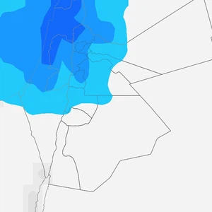 Jordanie : Le système de basse pression a été classé au deuxième niveau (normal) mercredi soir, accompagné de vents actifs et de pluie dans plusieurs régions.