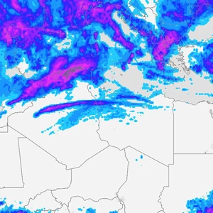 منخفض جوي عميق يؤثر على غرب البحر المتوسط ومخاوف من سيول جارفة في عدة مناطق من الجزائر وتونس | عرب تايم منخفض جوي عميق يؤثر على غرب البحر المتوسط ومخاوف من سيول جارفة في عدة مناطق من الجزائر وتونس | عرب تايم