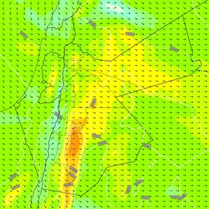 Des rafales de vent dépassant les 100 km/h dans certaines régions et un avertissement de vagues de poussière denses dans les zones désertiques mercredi et jeudi