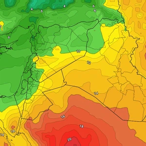 Following the thunderstorms... a comprehensive look at the weather forecast for Jordan in the coming days