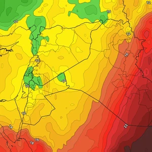 الأردن: كتلة هوائية معتدلة تؤثر على المملكة وانخفاض إضافي على درجات الحرارة يبلغ ذروته الأربعاء | عرب تايم الأردن: كتلة هوائية معتدلة تؤثر على المملكة وانخفاض إضافي على درجات الحرارة يبلغ ذروته الأربعاء | عرب تايم