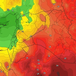 الأردن: أحوال جوية خماسينية الجمعة تتبع بكتلة هوائية أقل حرارة السبت وتستمر أول أيام العيد فلكياً | عرب تايم الأردن: أحوال جوية خماسينية الجمعة تتبع بكتلة هوائية أقل حرارة السبت وتستمر أول أيام العيد فلكياً | عرب تايم