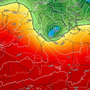 A series of deep low-pressure systems and very cold air masses are moving towards the central and western Mediterranean.