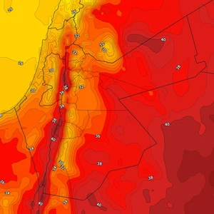 Jordanie | Après le temps chaud d'aujourd'hui...les températures vont baisser à cette heure et des nuits belles et humides attendent le Royaume