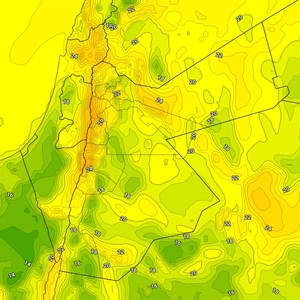 Jordan: Mild nights return to the Kingdom, with ideal conditions for outdoor seating in the evening and night hours in the coming days.