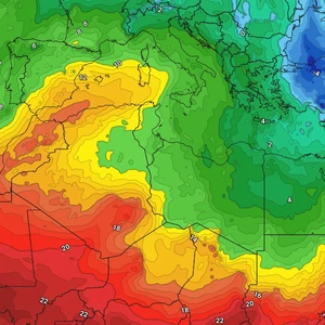 الوطن العربي | مُرتفع جوي غرب المُتوسط وكتلة هوائية باردة قطبية المنشأ تؤثر على شرق المتوسط لعدة أيام | عرب تايم الوطن العربي | مُرتفع جوي غرب المُتوسط وكتلة هوائية باردة قطبية المنشأ تؤثر على شرق المتوسط لعدة أيام | عرب تايم