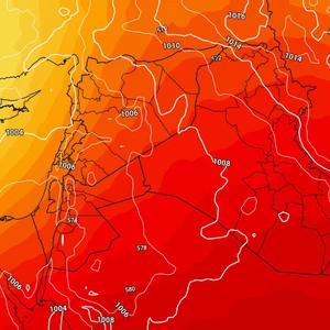 Un système dépressionnaire de Khamsin atteindra le Levant vendredi (temps chaud, poussière et risques d&#39;orages).