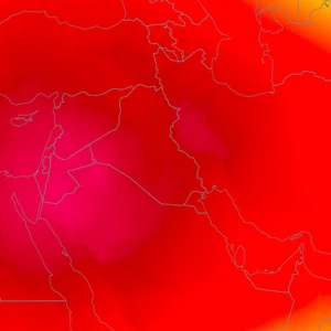 تحت المراقبة: تطور قُبة حرارية فوق شرق المتوسط بدءًا من الأسبوع الثاني من شهر آب/أغسطس