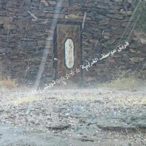 أمطار غزيرة جدا على المخاضه غرب الطائف تصوير محمد باحاج