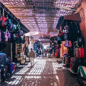 The road to the Bahia Palace in Marrakesh... in 27 photos