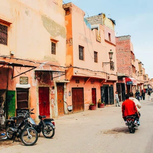 The road to the Bahia Palace in Marrakesh... in 27 photos