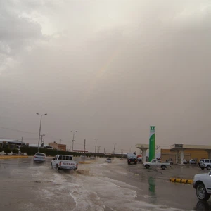 بالصور: شاهد أمطار القصيم الرعدية مساء أمس الأربعاء  