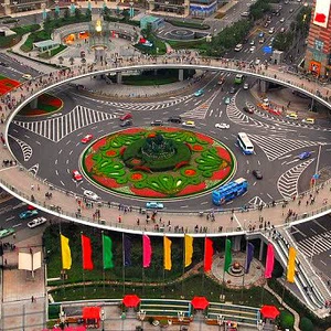 In pictures: Learn about the circular pedestrian bridge in China!