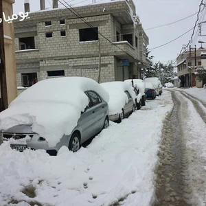 صور متنوعة من العاصفة الثلجية الأخيرة في جنوب سوريا 