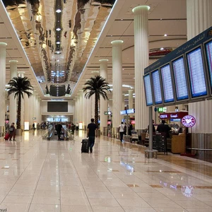 المركز الثاني: مطار دبي الدولي 
