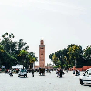 The road to the Bahia Palace in Marrakesh... in 27 photos