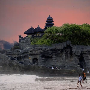 Bali Island.. Is the moon hidden?