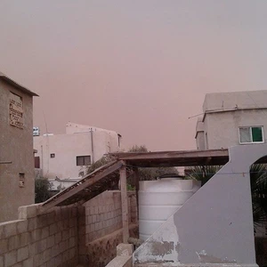 غبار الزعتري الصورة تصوير أبو أنور الخالدي