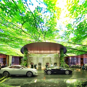 غابة مطيرة وشاطئ اصطناعي وإكواريوم داخل فندق في دبي