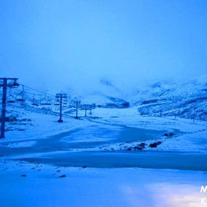  بالصور : جبال لبنان العالية تتكل بالثلوج صباح الخميس