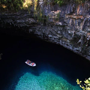 Melissani in Greece.. A magical lake or a strange cave?