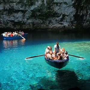 Melissani in Greece.. A magical lake or a strange cave?