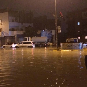 الفيضانات تجتاح ميدان فلسطين