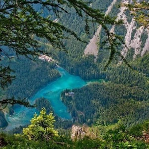 بالصور : بحيرة ذات طبيعة مذهلة في النمسا !