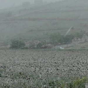 بالصور: ثلوج نيسان في العاصمة عمان