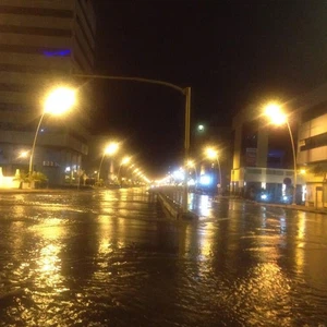 من الأمطار مع ساعات الفجر - شارع البيبسي - سلطان بن عبد الله
