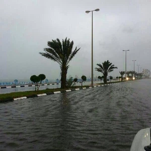 فيضانات بمدينة املج بعد أمطار رعدية متواصلة  