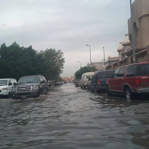 أمطار الدمام - حي بدر تصوير : مصطفى القواسمة