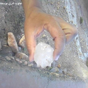 بالصور : البرد يتساقط كالحجارة في الجزائر 