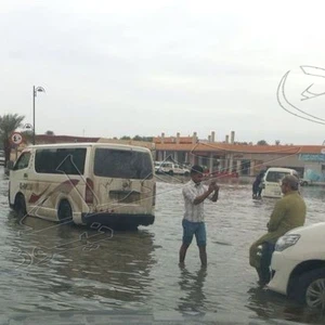 صور لأمطار الأحساء نقلاً عن صحيفة الأحساء نيوز 