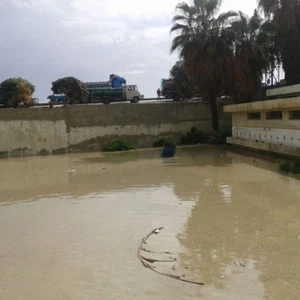 بالصور: طلبة المدارس من الأكثر تضررا خلال الحالة الجوية الأخيرة  