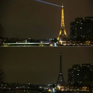 برج ايفل في العاصمة الفرنسية باريس