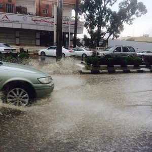 بالصور: أمطار غزيرة وبَرَد على منطقة الباحة أمس الثلاثاء