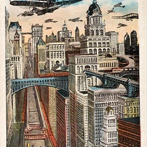 In pictures: How people of the past imagined the future of New York City