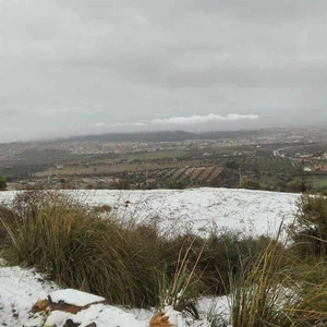 بالصور.. فيضانات وثلوج غرب الجزائر