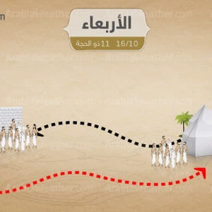 أمطار غزيرة على مكة المكرمة