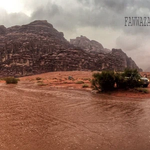 أمطار الخير تروي منطقة تبوك (صور)