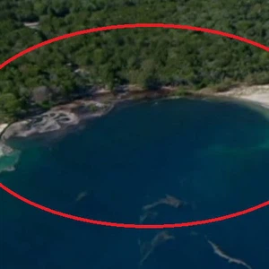 نشوء حفرة كبيرة على شاطئ ولاية كوينزليند بأستراليا