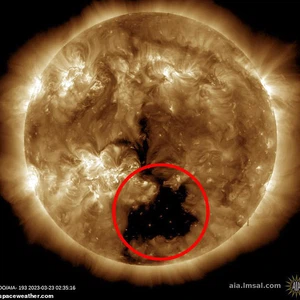 What are coronal holes?