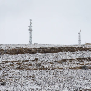In pictures The white visitor covers the highlands of the south of the Kingdom today, Thursday