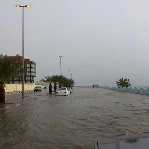 صور كارثية من أمطار املج عصر الجمعة 